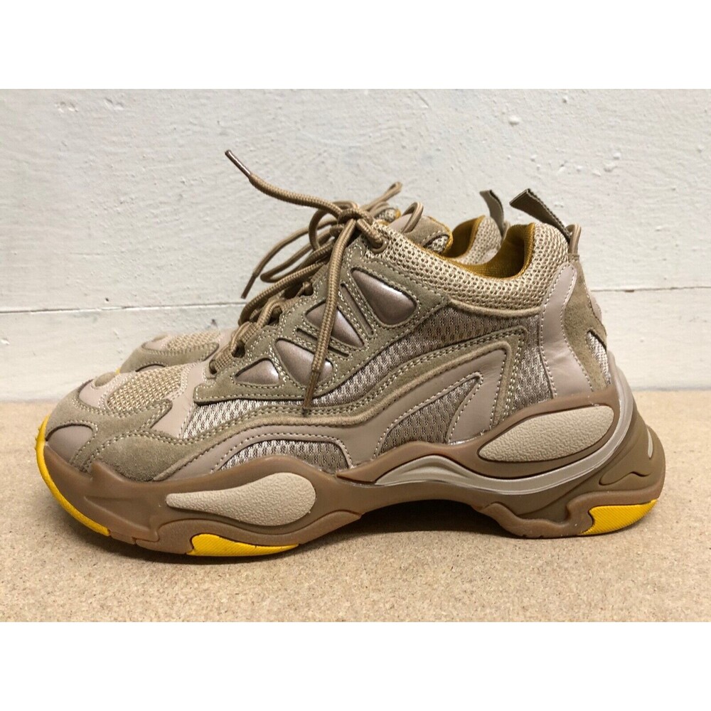 Sandro Paris women Sneakers brown &  yellow Astro 1 size US 7.5 EUR 39